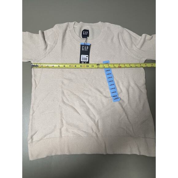 Gap Women’s Seedstitch Sweater NWT Size L Oyster Gray - Picture 6 of 9